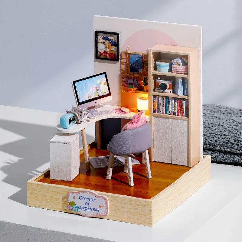 Funpuz Super Creator Miniature House - 4 in 1 DIY Heart-fluttering Moment Miniature House