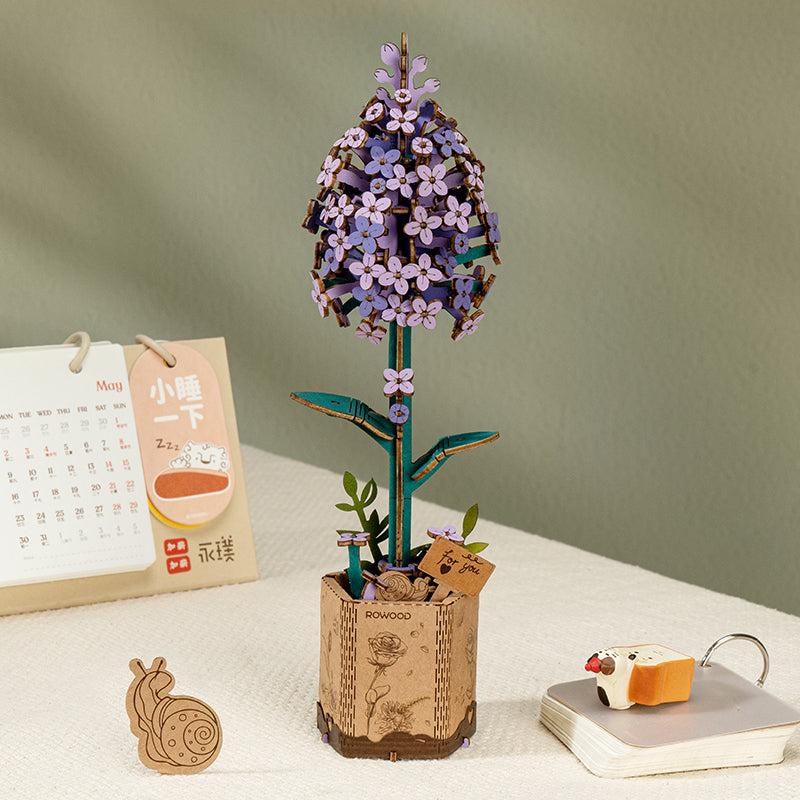 Funpuz 3D Wooden Puzzle - Wooden Flower Bouquet
