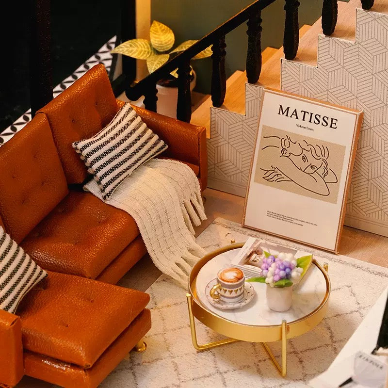 Funpuz Comfortable Living DIY Miniature House