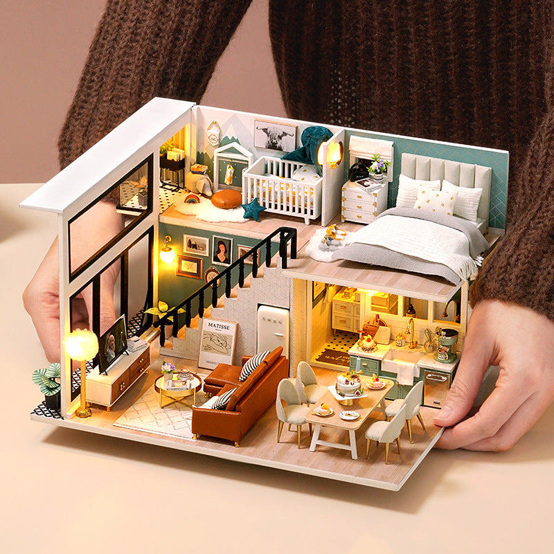 Funpuz Comfortable Living DIY Miniature House