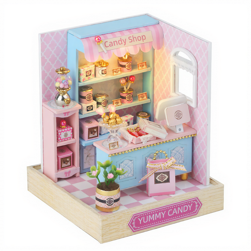 Funpuz Super Creator Miniature House - Delicious Candy