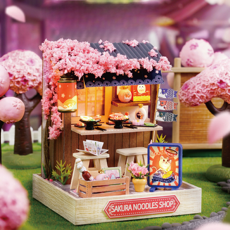 Funpuz Super Creator Miniature House - Sakura Noodle Shop