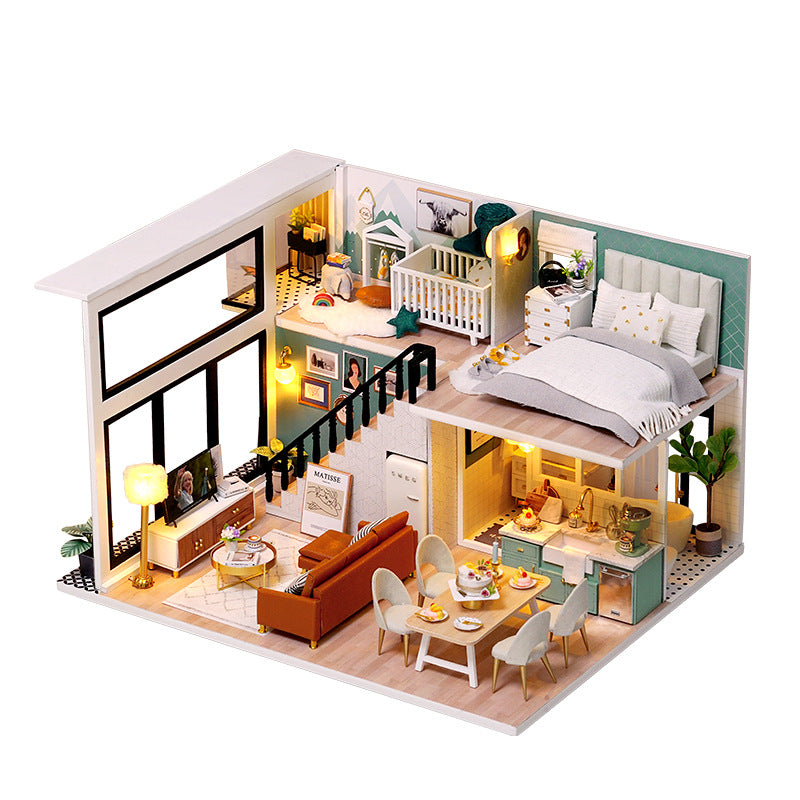 Funpuz Comfortable Living DIY Miniature House