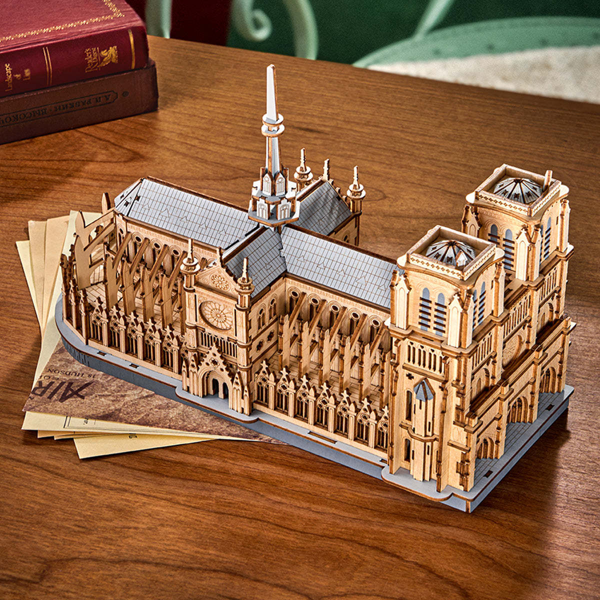 Funpuz 3D Wooden Puzzle - Paris Cathedral