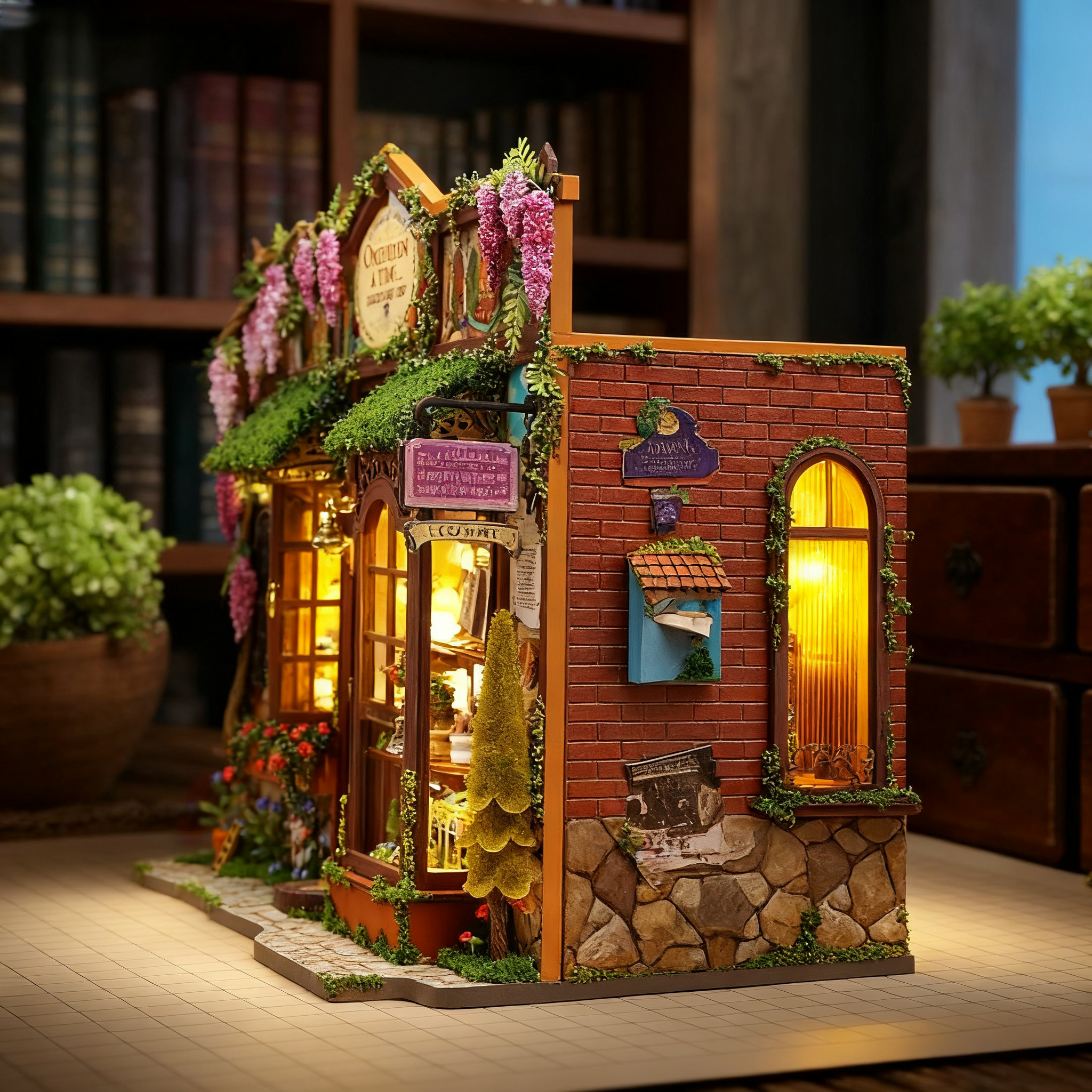 Funpuz Fairytale Kingdom Curiosity House DIY Miniature House