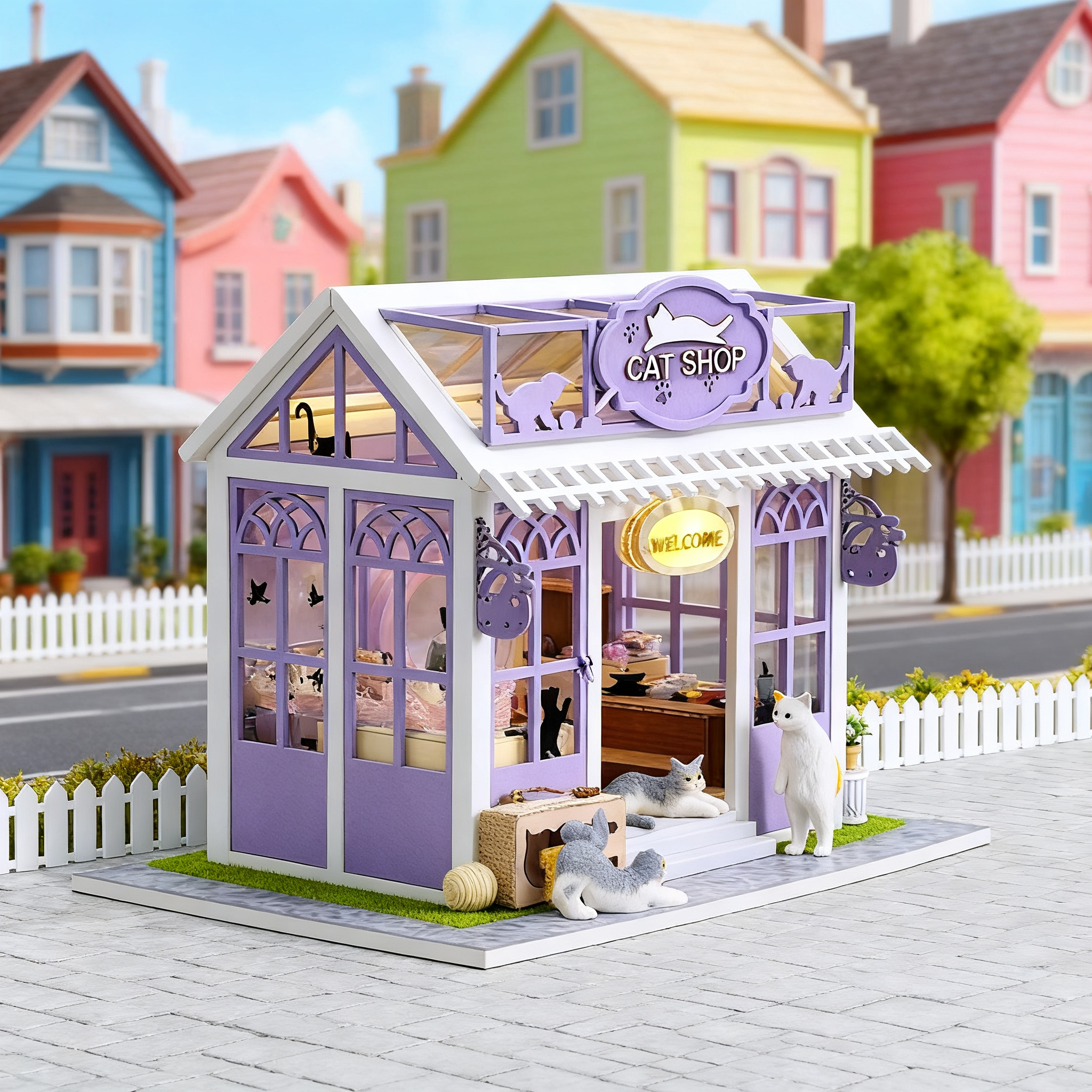Funpuz Kitty Paradise DIY Miniature House