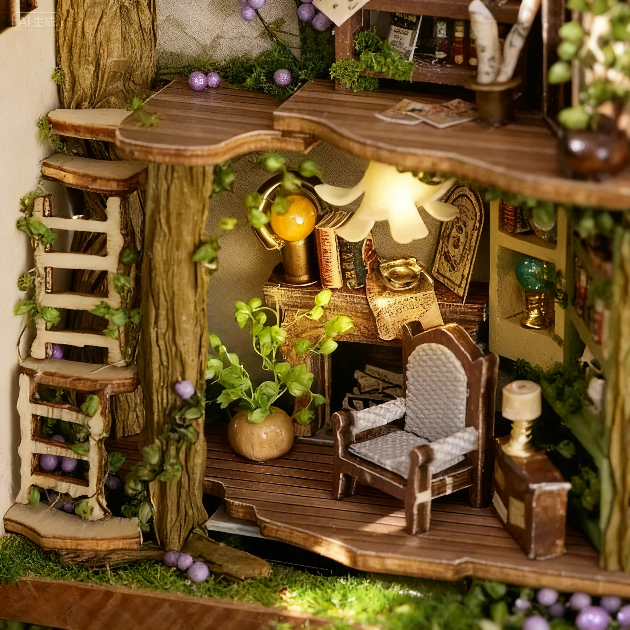 Funpuz The Enchanted Forest DIY Miniature House