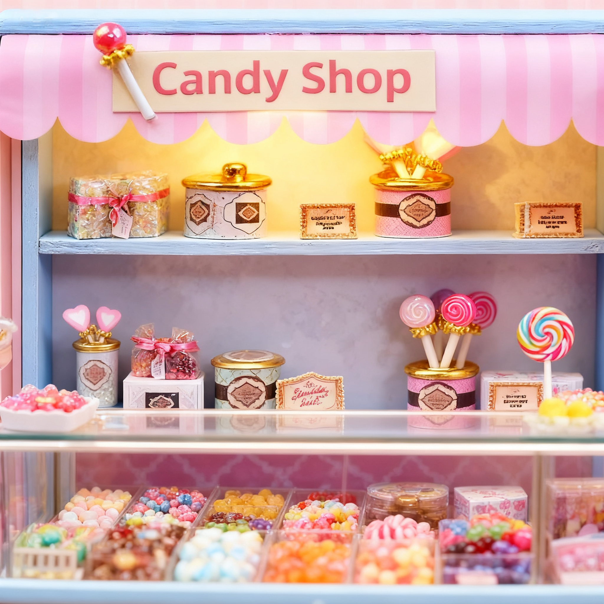 Funpuz Super Creator Miniature House - Delicious Candy
