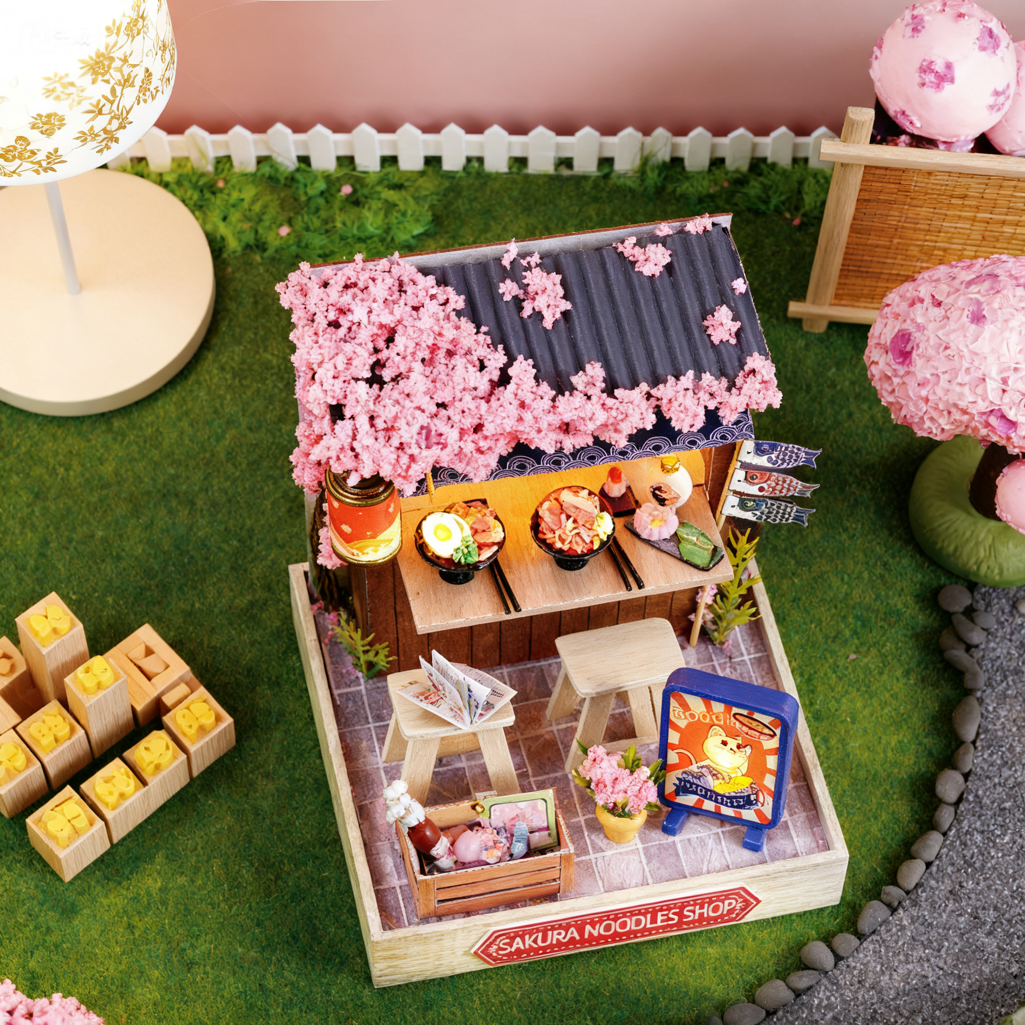 Funpuz Super Creator Miniature House - Sakura Noodle Shop