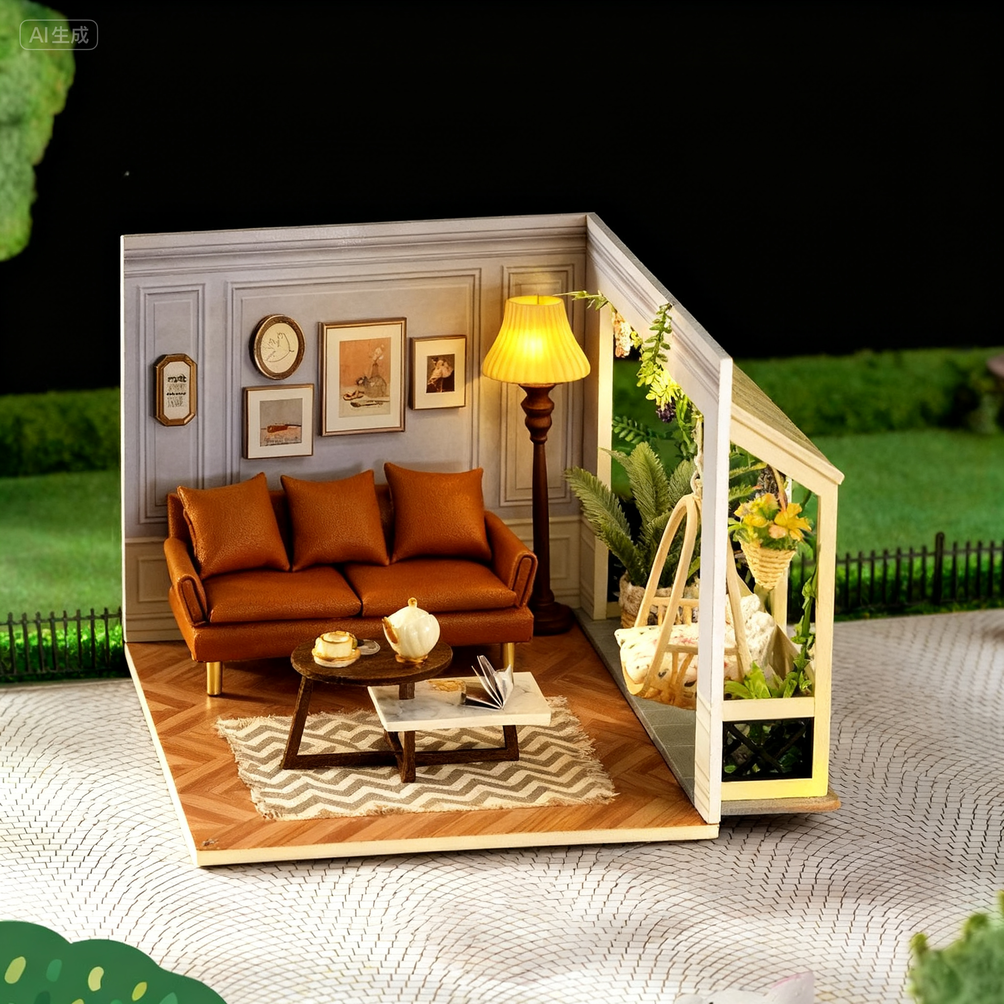 Funpuz Super Creator Miniature House - Warm Moments