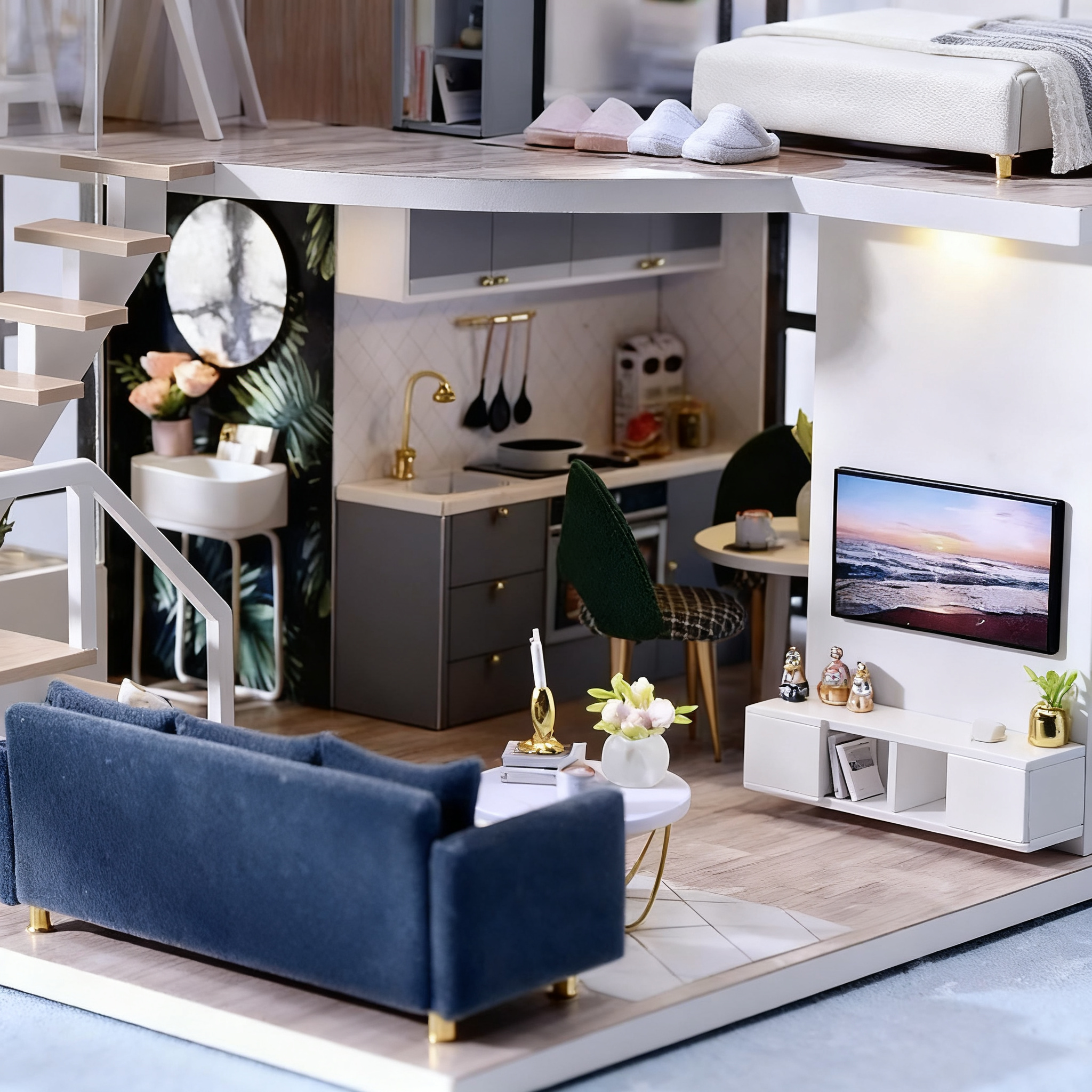 Funpuz A Life of Leisure DIY Miniature House