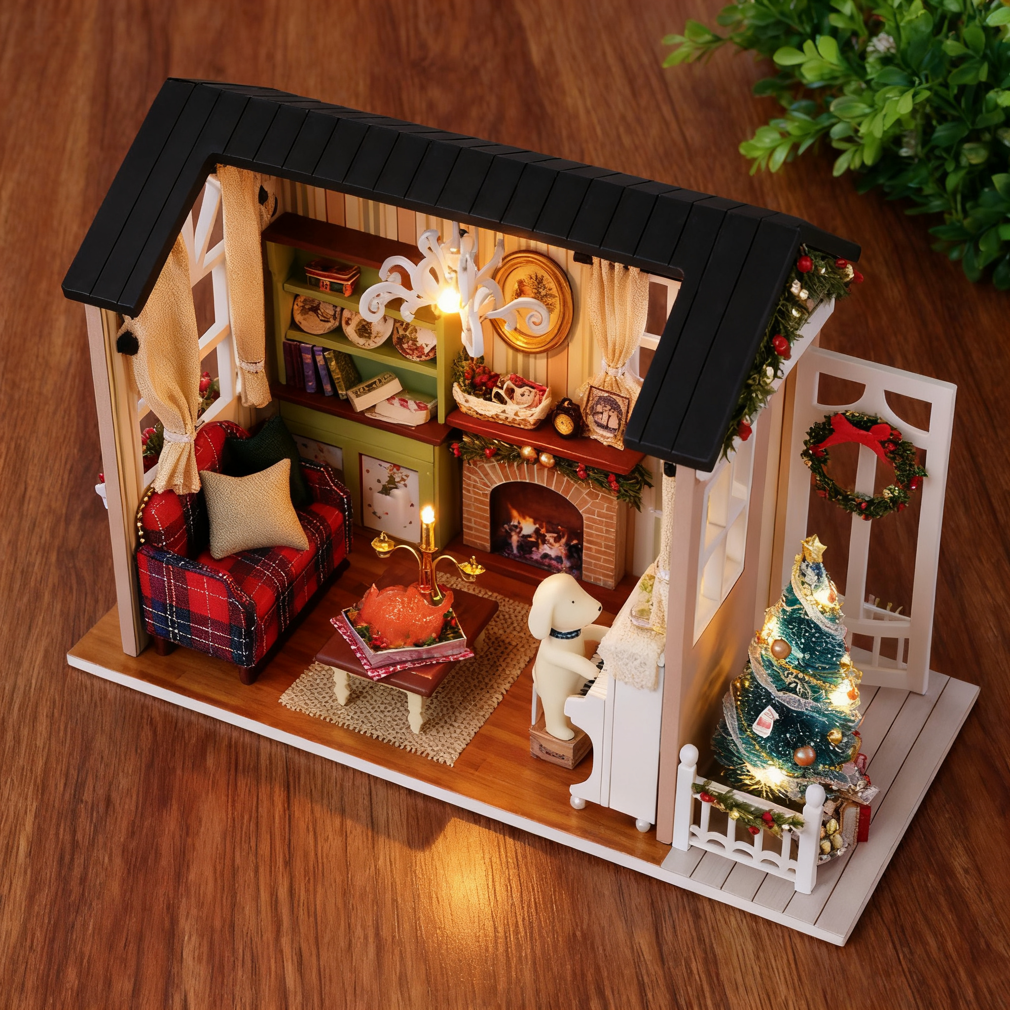 Funpuz Holiday Time DIY Miniature House