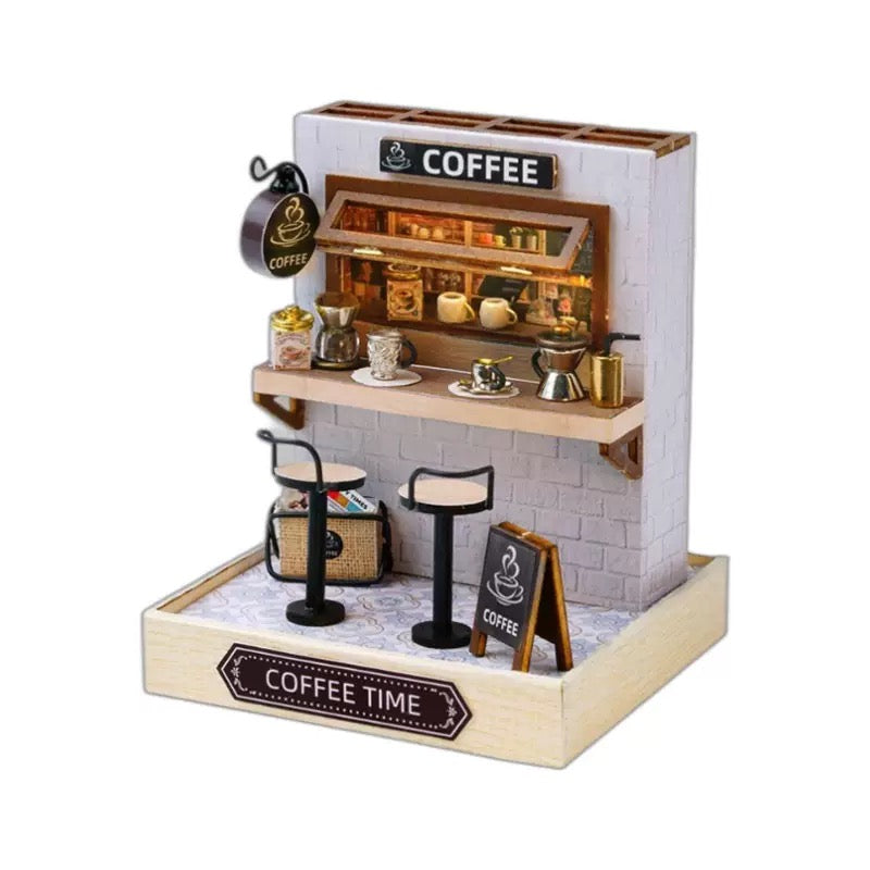 Funpuz Super Creator Miniature House - Coffee Time