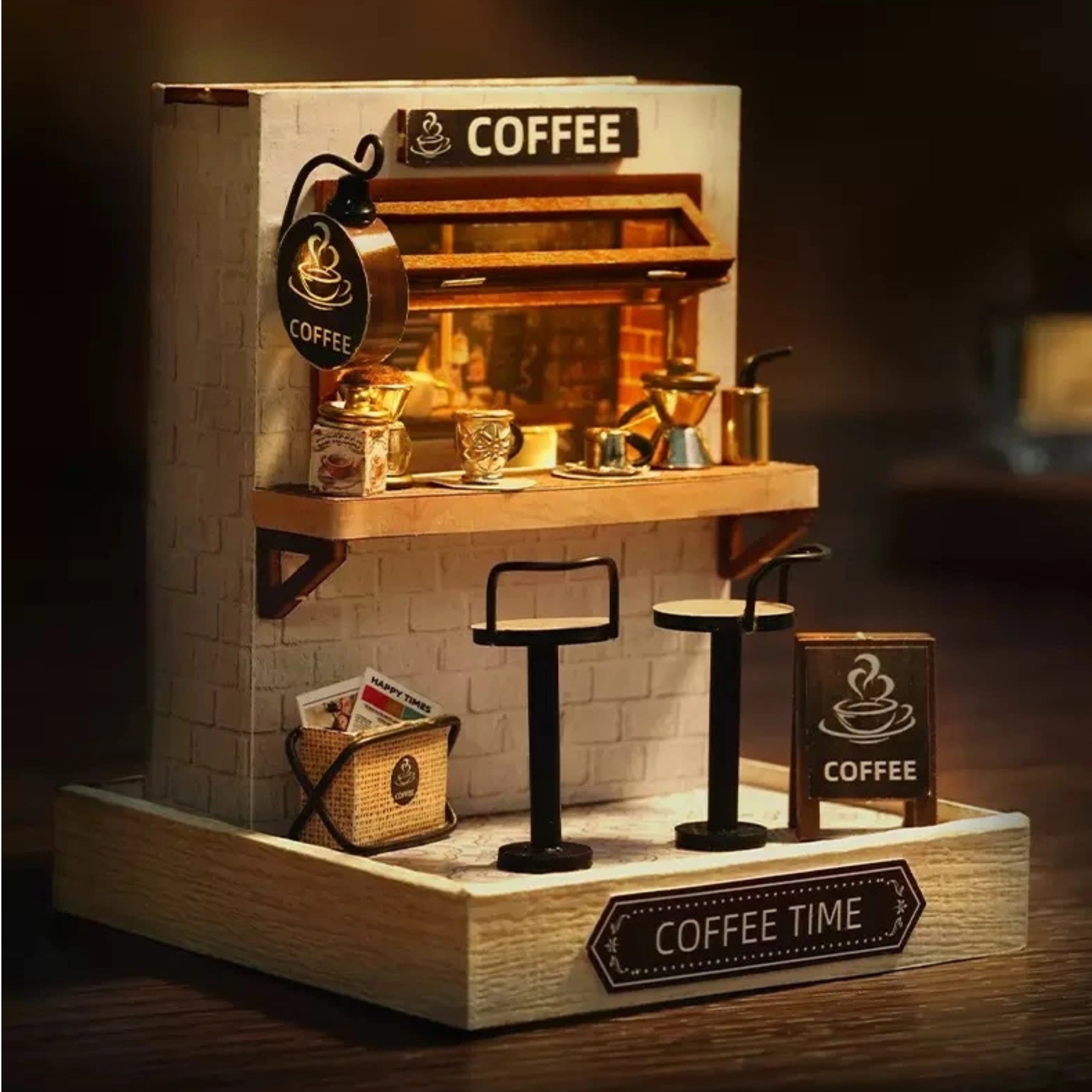 Funpuz Super Creator Miniature House - Coffee Time