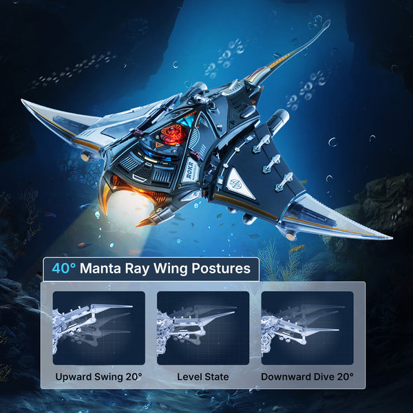 Funpuz Manta Ray Mechanical 3D Puzzle Kit