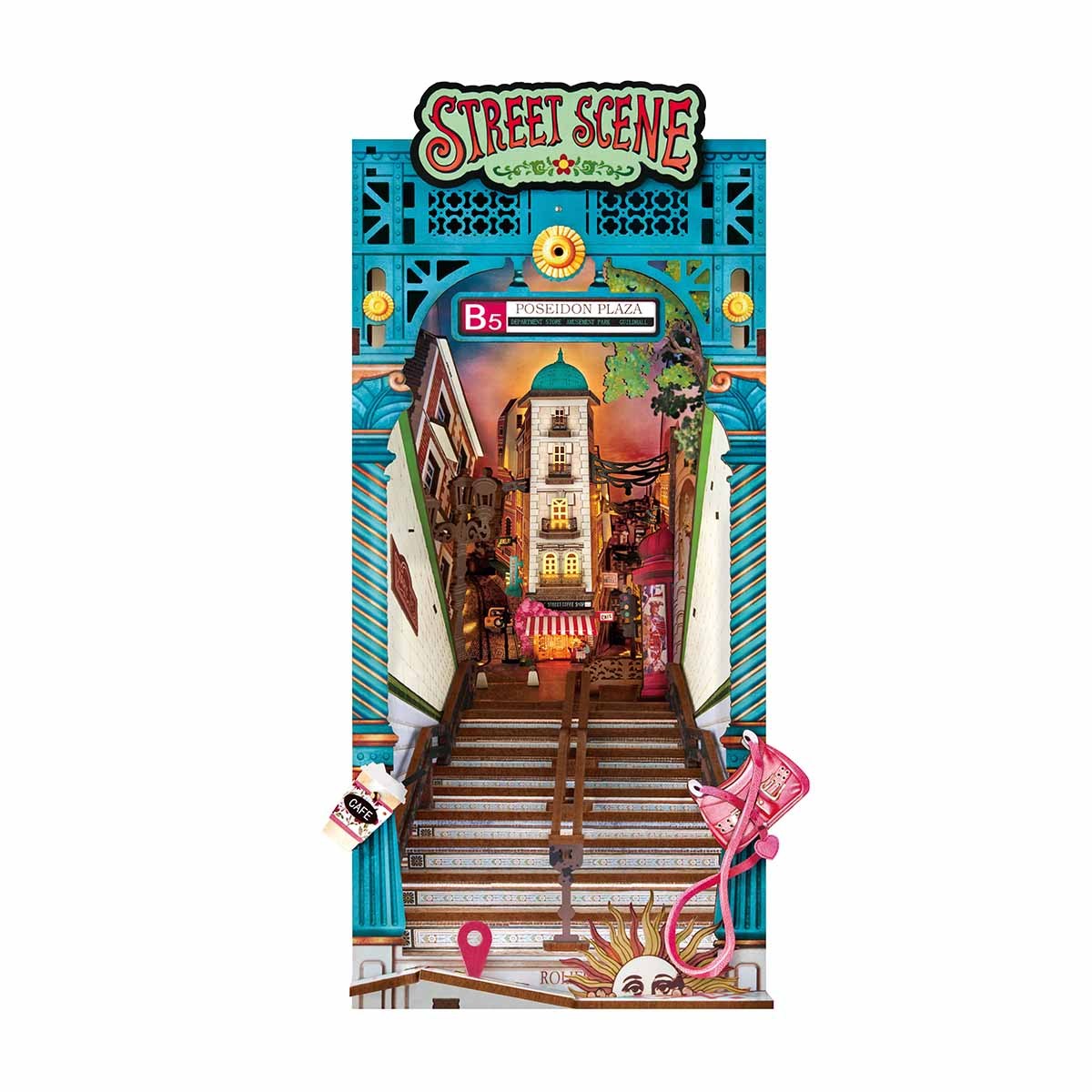 Funpuz DIY Book Nook - Street Scene