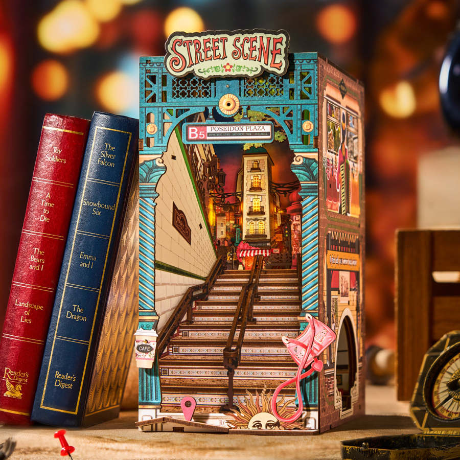 Funpuz DIY Book Nook - Street Scene
