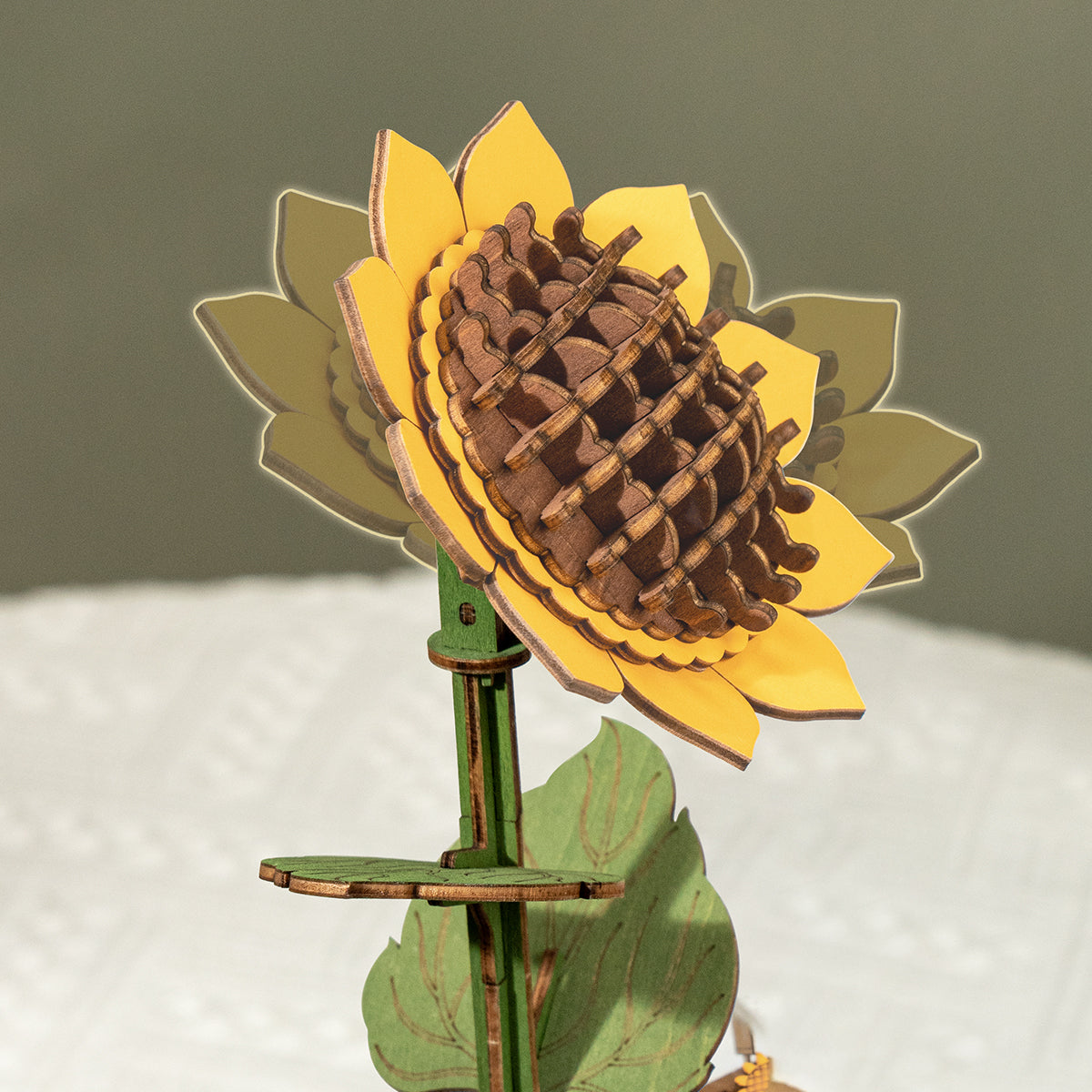 Funpuz 3D Wooden Puzzle - Wooden Flower Bouquet
