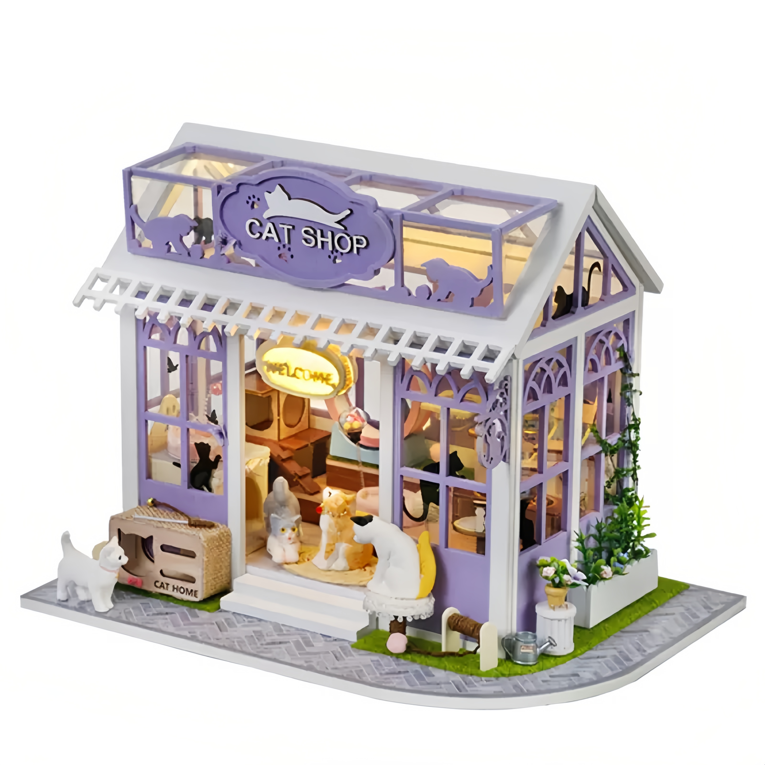 Funpuz Kitty Paradise DIY Miniature House