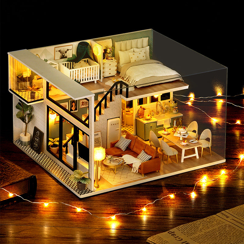 Funpuz Comfortable Living DIY Miniature House