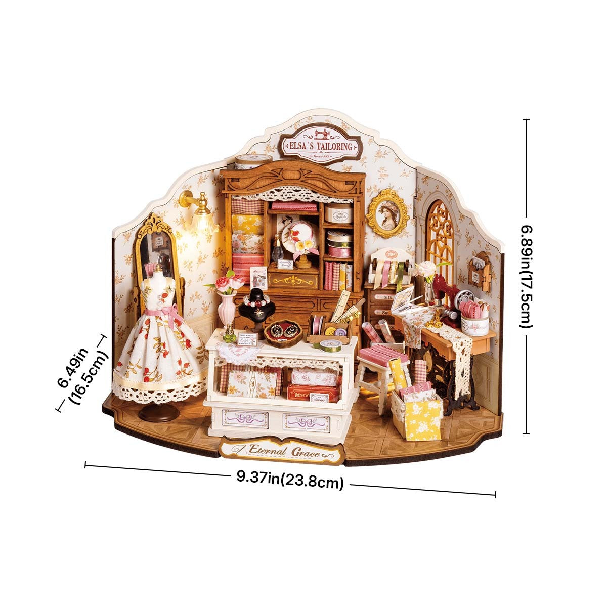 Funpuz DIY Miniature House - Elsa's Tailoring