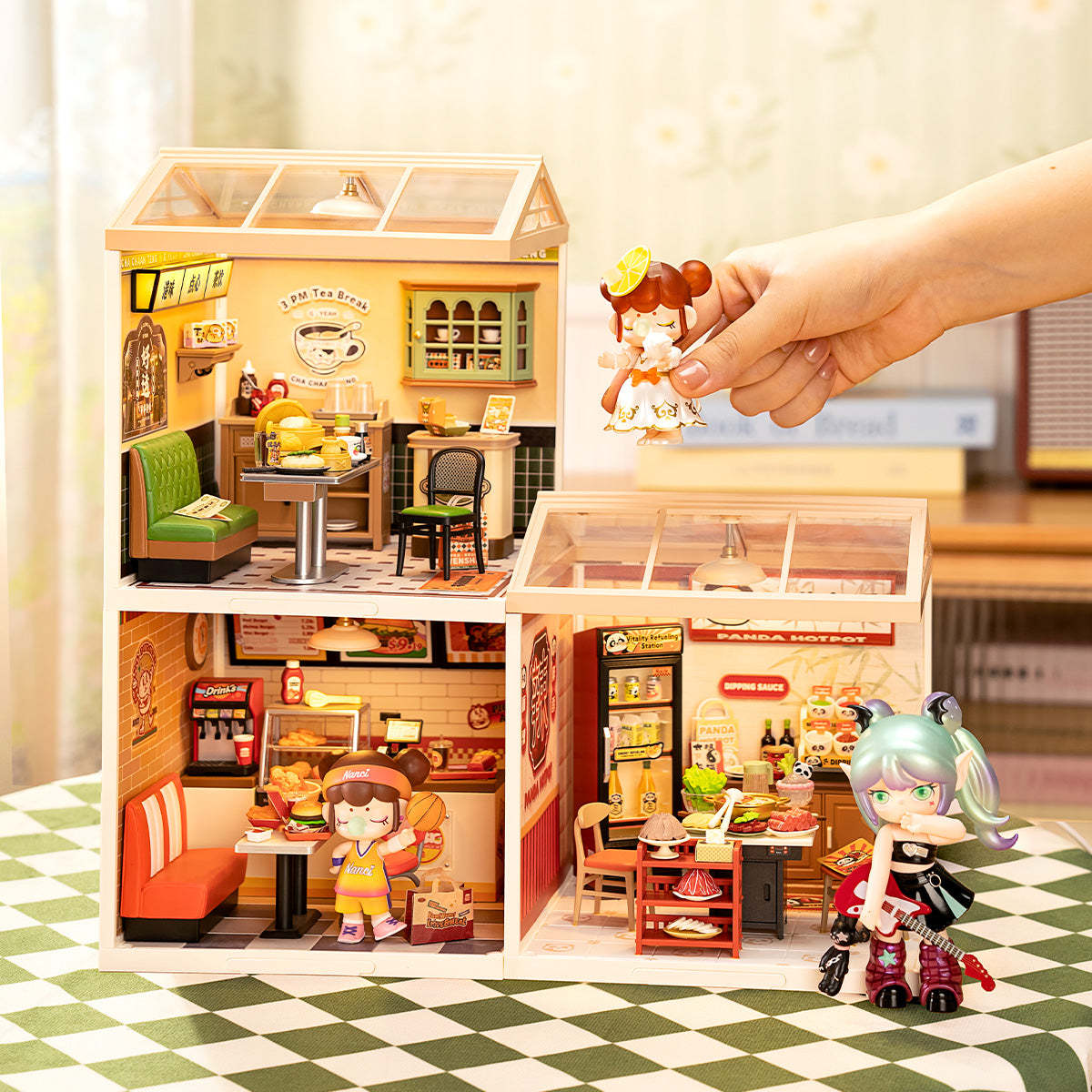 Funpuz Super Creator Miniature House - Hong Kong Bites Cafe