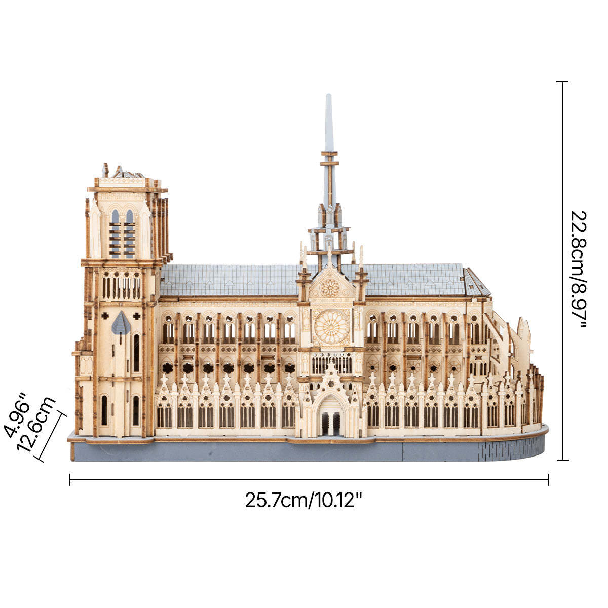 Funpuz 3D Wooden Puzzle - Paris Cathedral