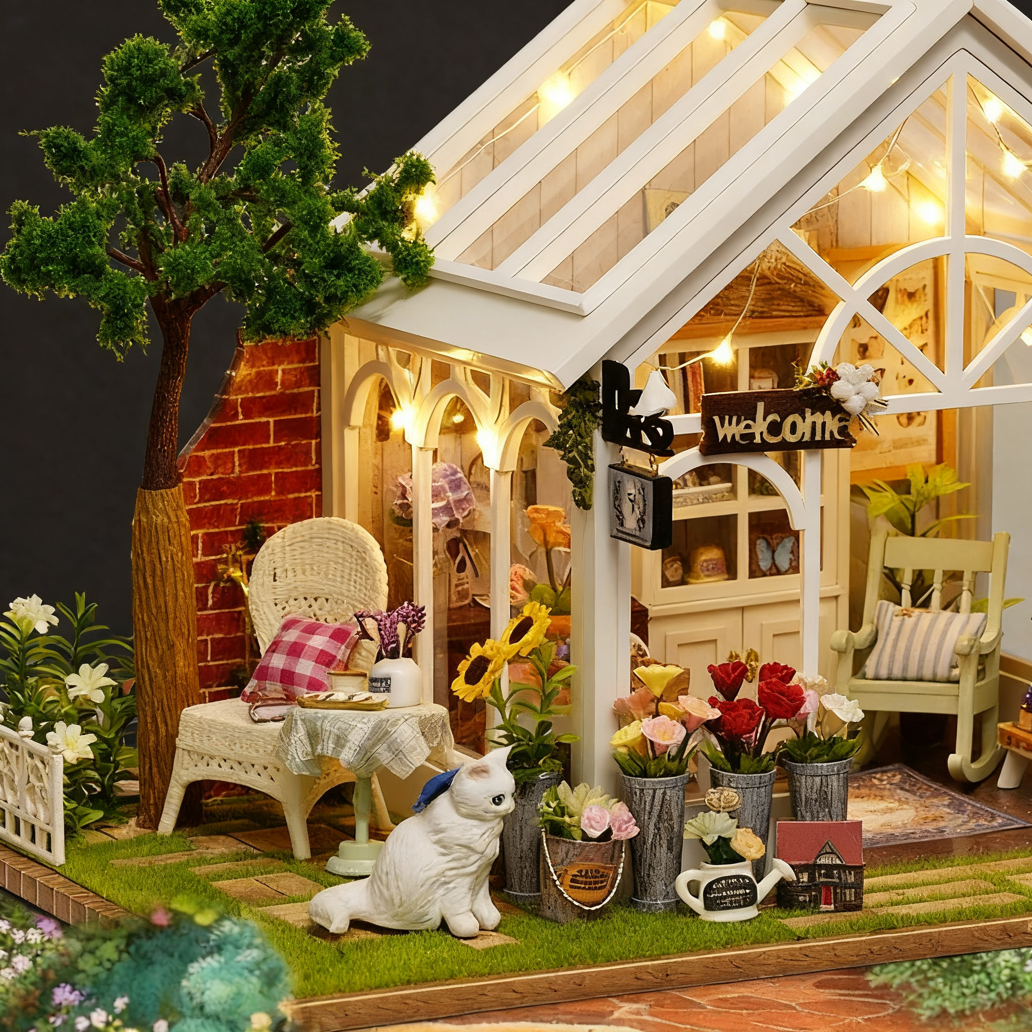 Funpuz Sunroom DIY Miniature House