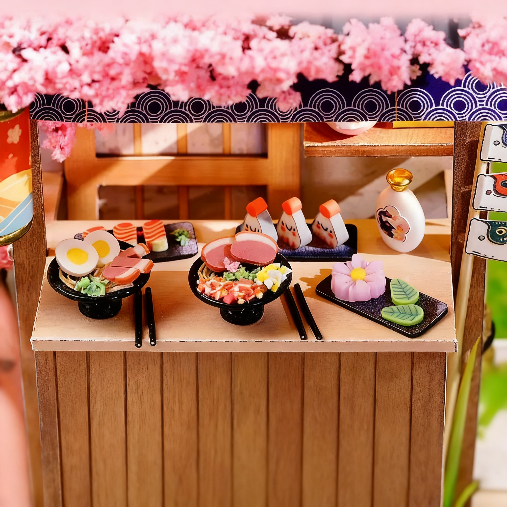 Funpuz Super Creator Miniature House - Sakura Noodle Shop