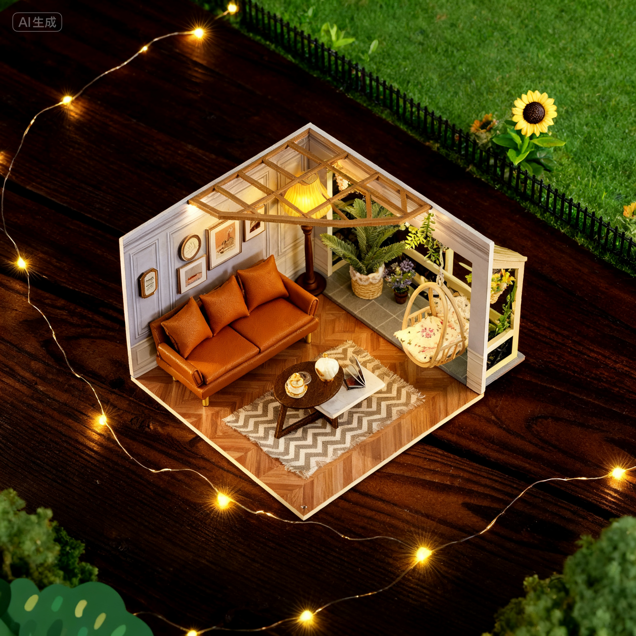 Funpuz Super Creator Miniature House - Warm Moments