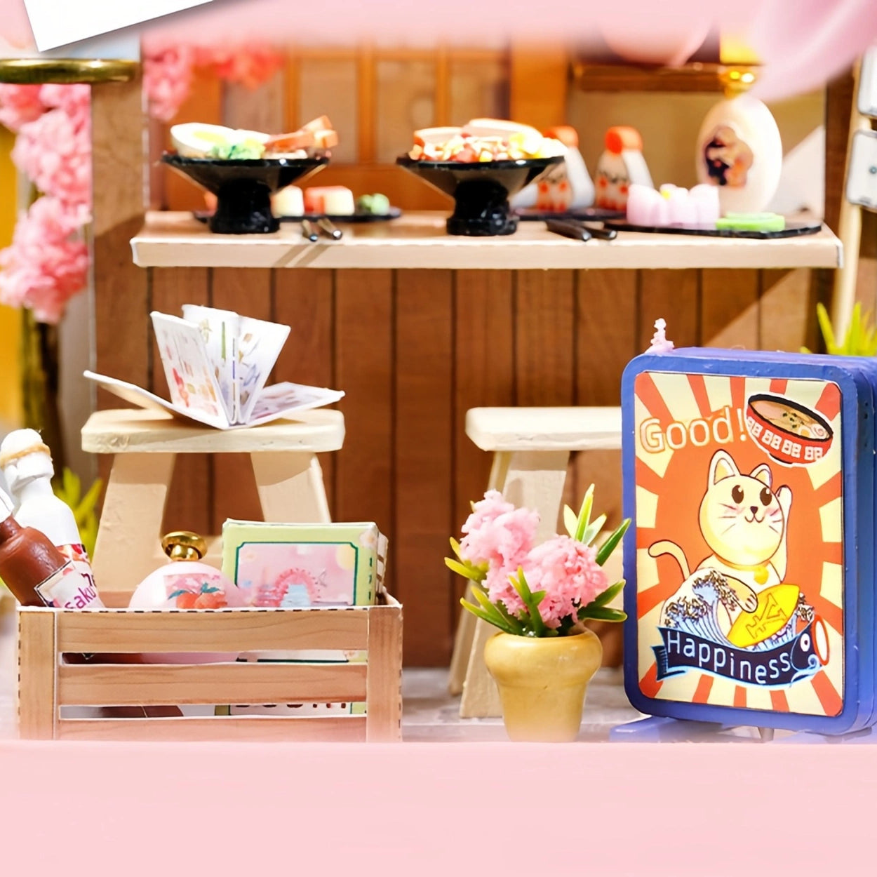 Funpuz Super Creator Miniature House - Sakura Noodle Shop