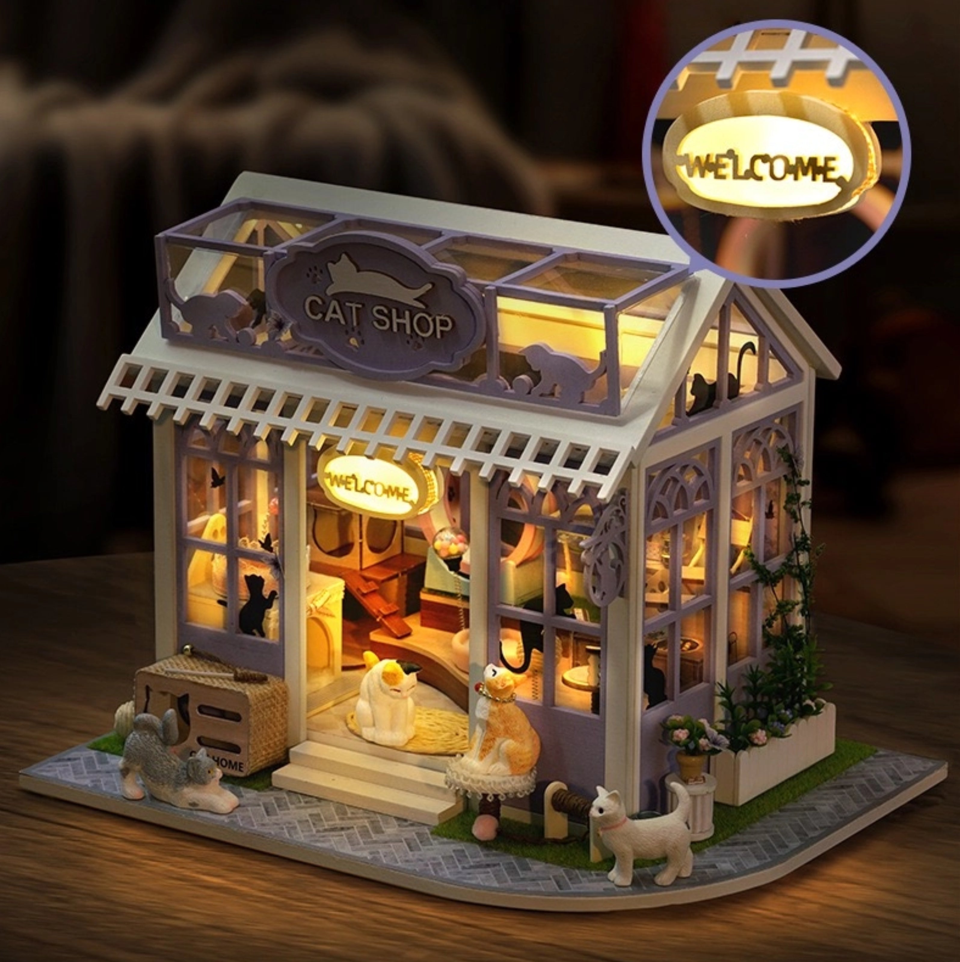 Funpuz Kitty Paradise DIY Miniature House