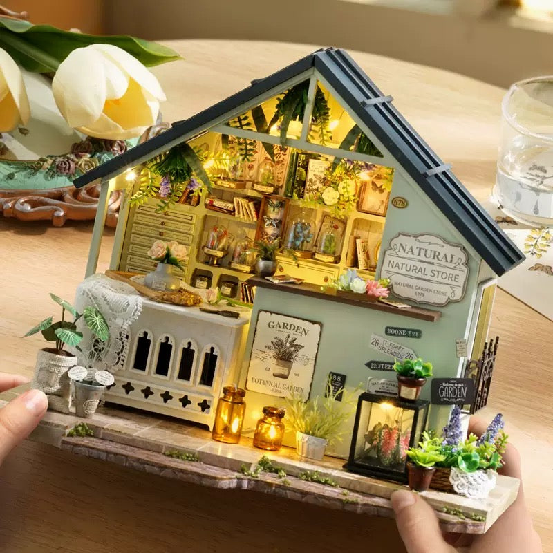 Funpuz Green Plant Studio DIY Miniature House