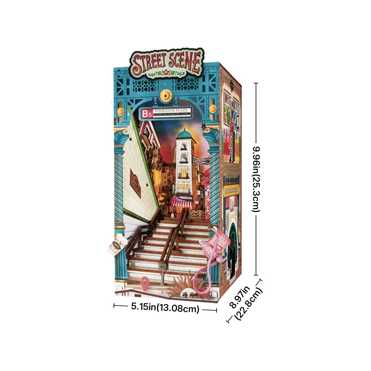 Funpuz DIY Book Nook - Street Scene