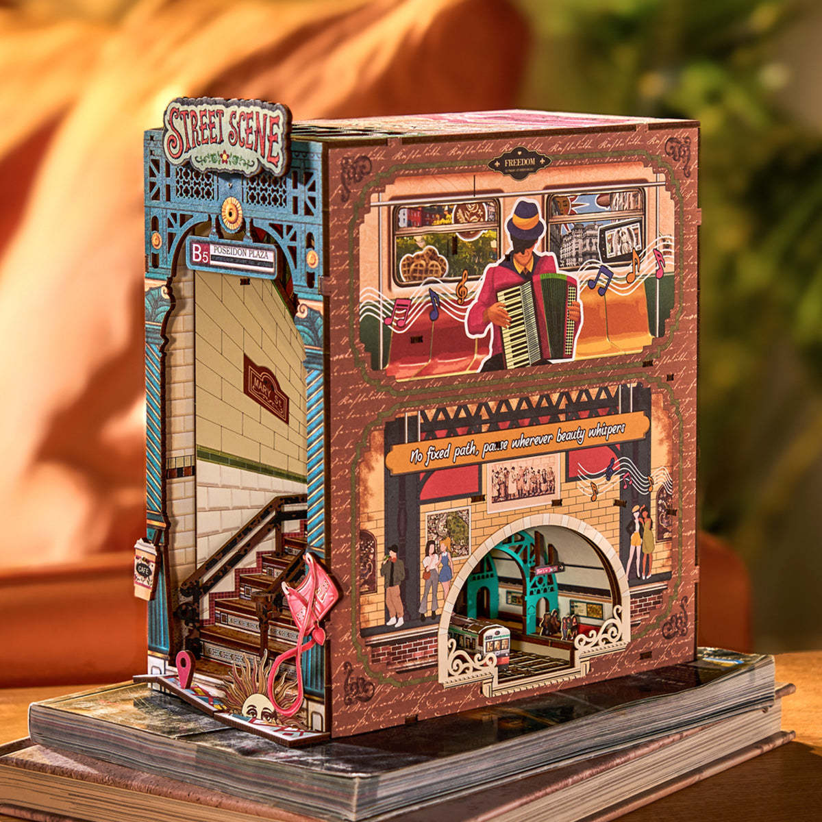 Funpuz DIY Book Nook - Street Scene